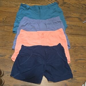 Columbia Women's Shorts - Blue, Gray, Orange, Navy